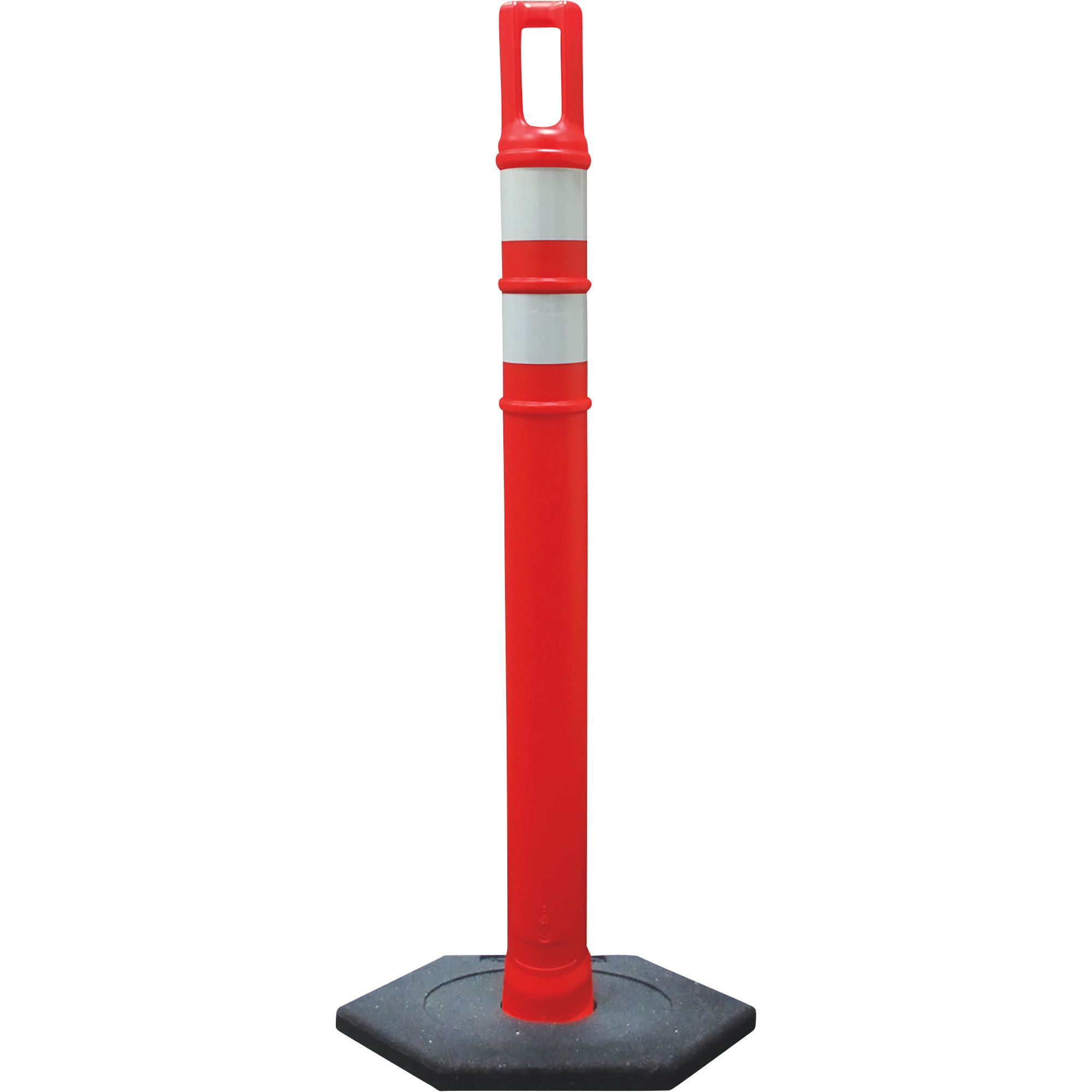 Plasticade Watchtower Delineator with Handle and 12-Lb. Base, 42in.L x 4in.W x 15in.H, Model# 2007-O